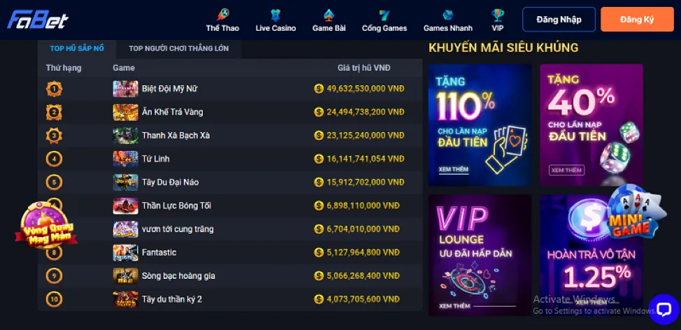 Hướng Dẫn Nổ Hũ (Slots) Sunwin